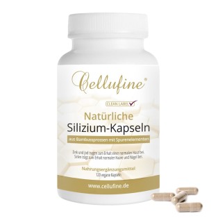 Cellufine® Silizium Kapseln PLUS Spurenelemente - 120 Kapseln
