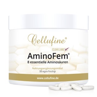 Cellufine® AminoFem® - 8 essentielle Aminosäuren - 300 vegane Tabletten