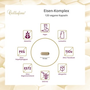 Cellufine Eisen-Komplex - 120 vegane Kapseln