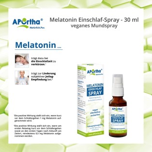 Melatonin Einschlaf-Spray - 30 ml veganes Mundspray