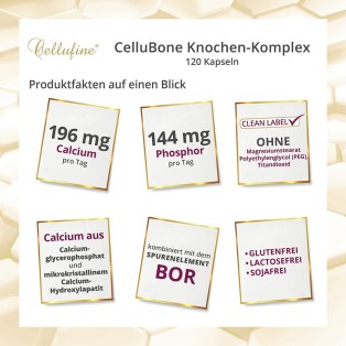 Cellufine® CelluBone Knochen-Komplex - 120 Kapseln