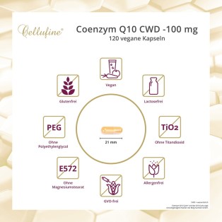 Cellufine® Coenzym Q10 -100 mg - 120 vegane Kapseln