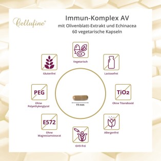 Cellufine® Immun-Komplex mit Olivenblatt-Extrakt und Echinacea - 60 vegetarische Kapseln