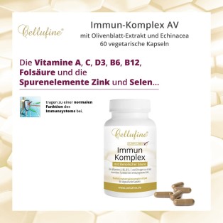 Cellufine® Immun-Komplex mit Olivenblatt-Extrakt und Echinacea - 60 vegetarische Kapseln