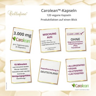 Cellufine® Carolean™ 500 mg - 120 vegane Kapseln