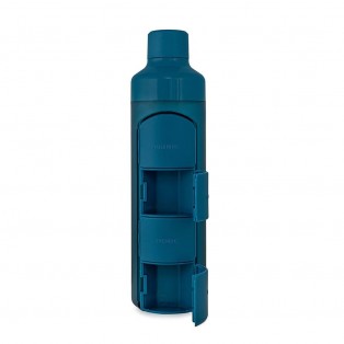 YOS Bottle APOrtha® Pillendosen-Trinkflasche - Blau